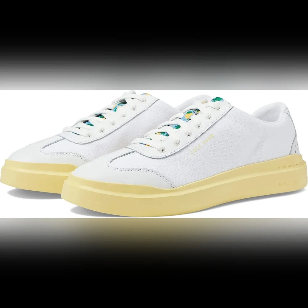 NEW COLE HAAN GrandPrø Rally Canvas T Toe Sneakers Comfortable Relaxed fit
